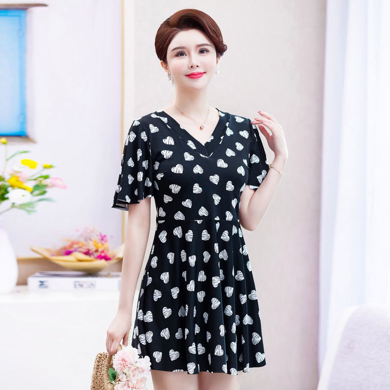 ✵Áo tắm dành cho mẹ, dành cho phụ nữ trung niên và già, mỏng và che bụng, áo tắm dành cho mẹ trung niên xẻ size lớn, áo | BigBuy360 - bigbuy360.vn