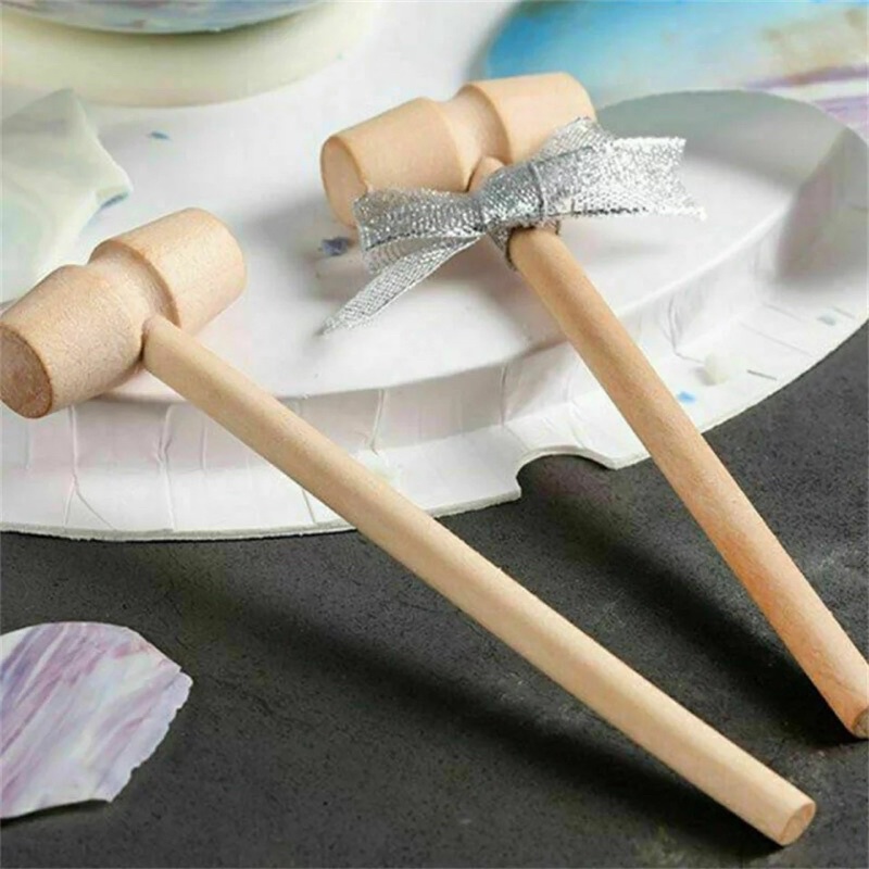 Búa gỗ mini gõ socola 14cm