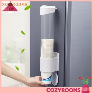 (Hàng Mới Về) Giá Đỡ Cốc Bằng Nhựa Dùng Một Lần Chống Bụi Tiện Dụng