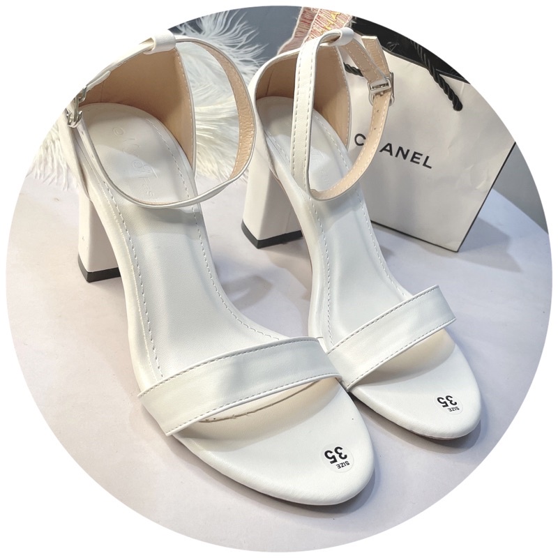 Sandan bít gót đơn giản siêu xinh gót cao 7cm có bigsize 35-43