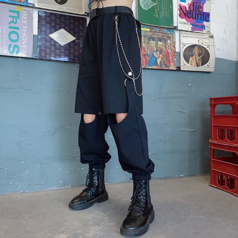 quần ống rộng Rách Gối Thời Trang Cho Nữ | BigBuy360 - bigbuy360.vn