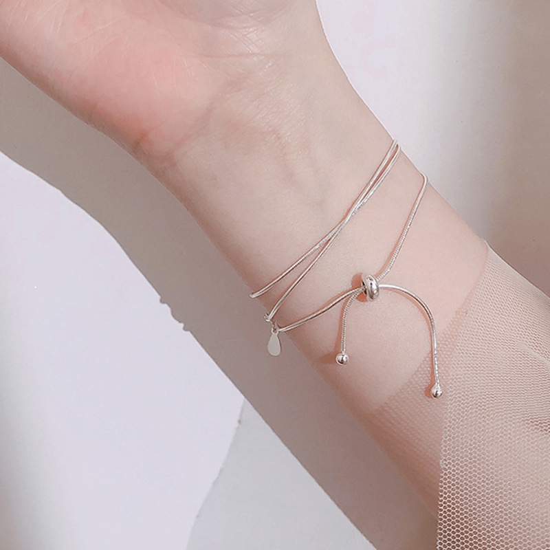 Vòng cổ/vòng tay bạc 925 thời trang Hàn Quốc