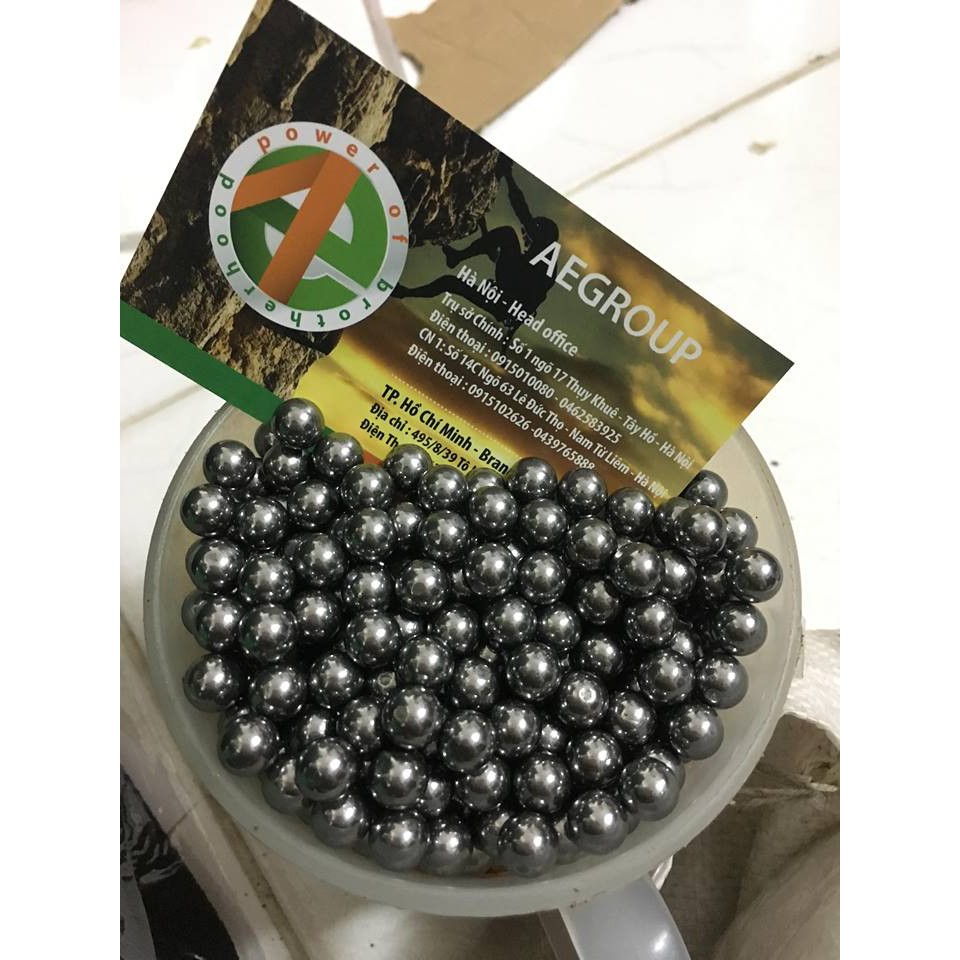 1kg Bi sắt 8mm khoảng 500 viên