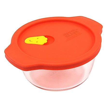 [XẢ KHO] Hộp Thủy Tinh Chịu Nhiệt Lock&amp;Lock Rice Container LLG506R (460ml) - Nắp Cao Su Hút Chân Không