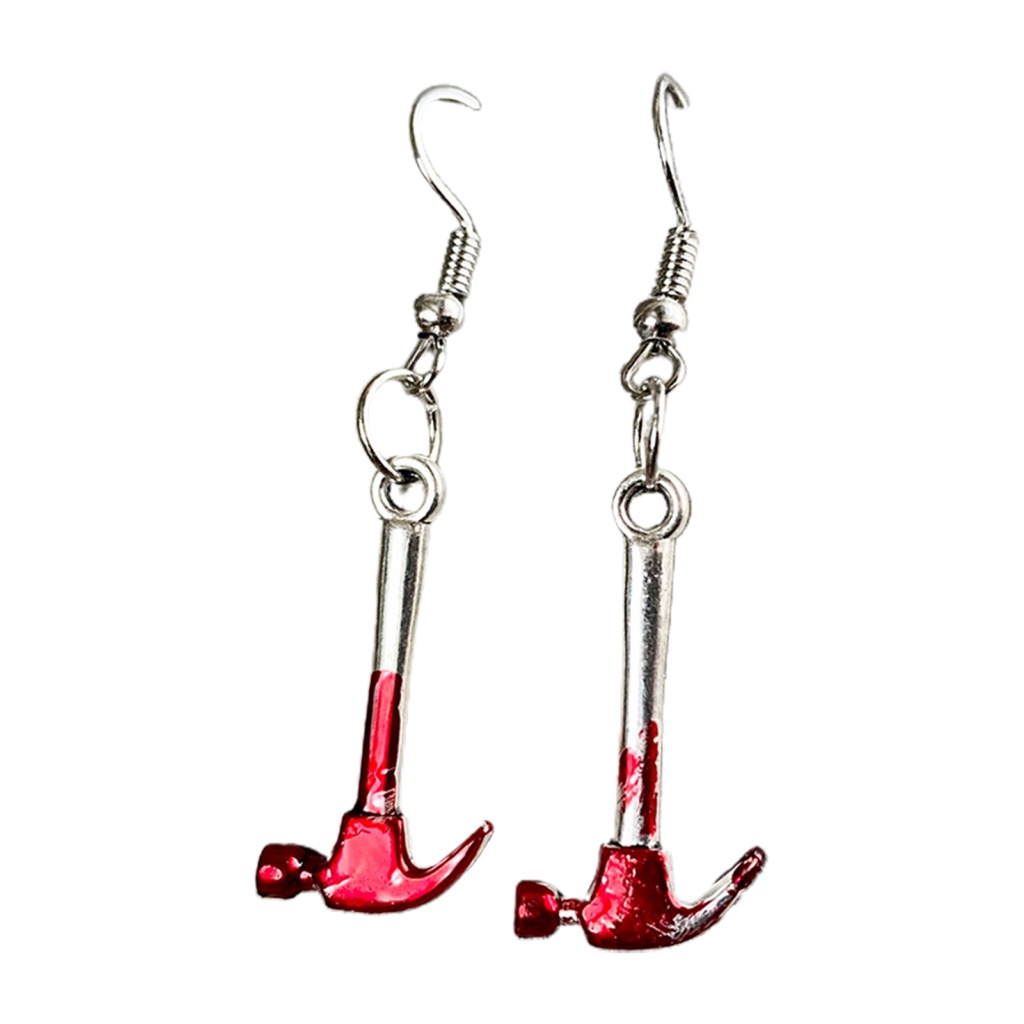 [Ts] Khuyên Tai Dài Hình Cây Kiếm/Rìu/Rìu Hóa Trang Halloween Cho Nữ