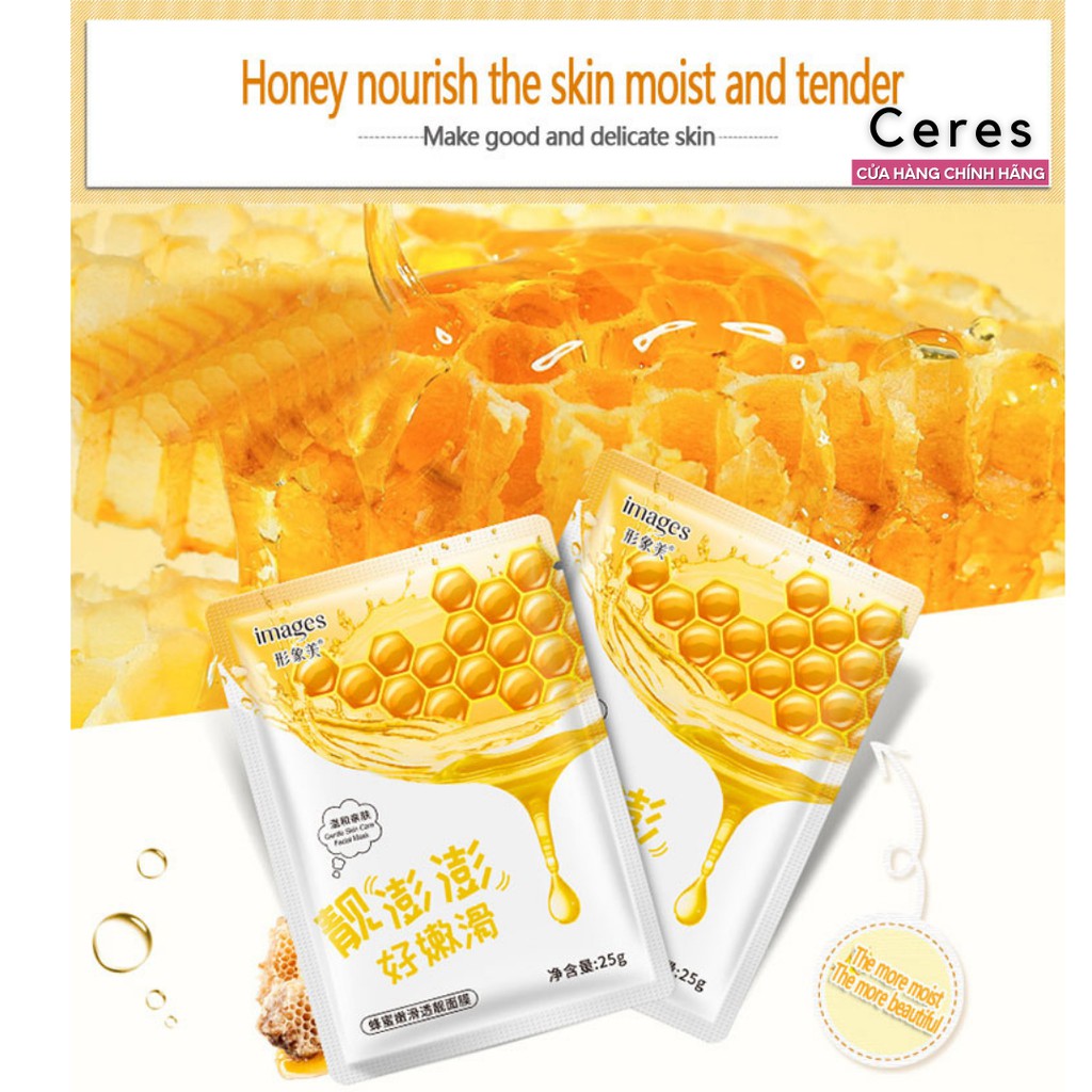 Mặt nạ giấy dưỡng da - mask nha đam việt quất mật ong Images cấp ẩm dưỡng trắng | BigBuy360 - bigbuy360.vn