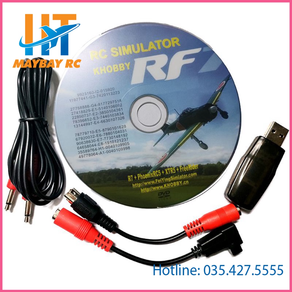 Sim tập bay giả lập RF7 USB Flight All In One Simulator G7 Phoenix 5.0 FreeRider