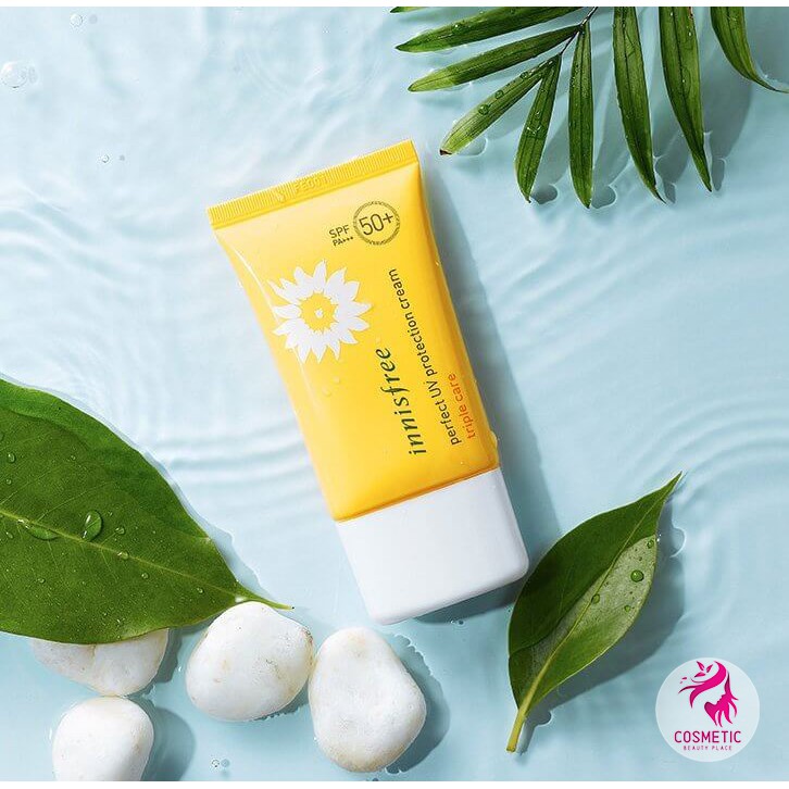 Kem Chống Nắng Innisfree Perfect UV Protection Cream Triple-Care SPF50 PA+++ Dành Cho Mọi Loại Da PV423