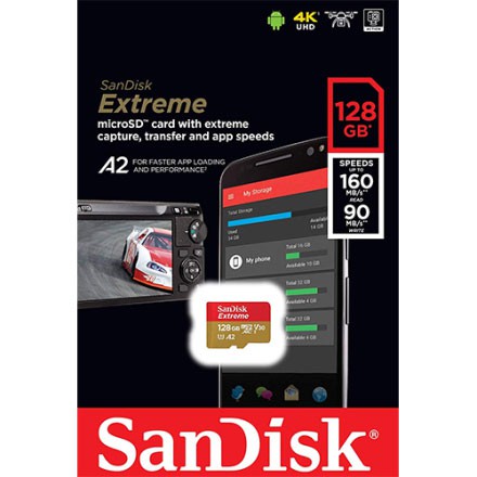 Giày Sandisk Microsdxc Extreme A2 V30 Uhs-1 (160Mb / S) 128gb - Sdsqxa1-128G-Gn6Mn