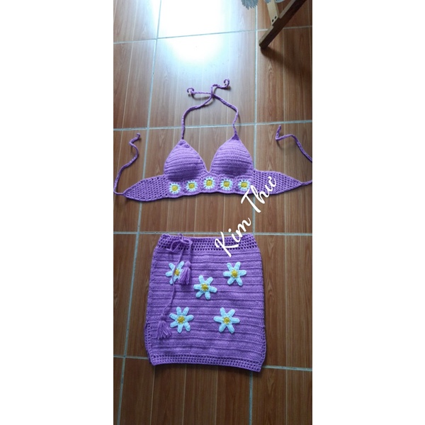 Sét đính hoa cúc