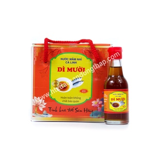 Nước mắm nhỉ cá linh dì mười - lốc 6 chai 90ml