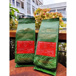 CÀ PHÊ ROBUSTA WINEY NATUARAL 80+ (NHÃN ĐỎ) GU Ý