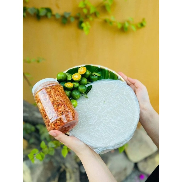 Muối Tôm Hành Phi tặng kèm 50g Bánh Tráng Phơi sương