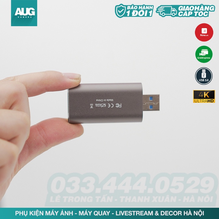 Live Stream Trưc Tiếp Từ Máy Ảnh - HDMI to USB 3.0 Video Capture - LiveStream  Điện Thoại, Camera, PS4, XBO