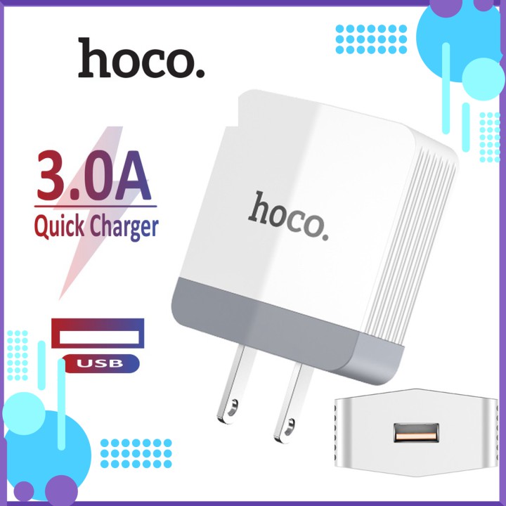 Dock sạc nhanh Hoco C13 Công nghệ Sạc nhanh QC 3.0A-18W tương thích nhiều thiết bị [Giá Tốt - Cực Rẻ]