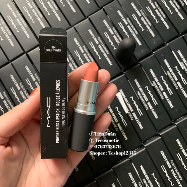 Son MAC Powder Kiss Lipstick Màu 314 Mull It Over