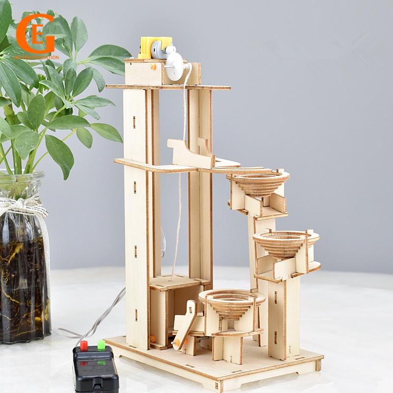 Đồ Chơi Quả Bóng Thang Máy Điện Tử 3D Thủ Công Giáo Dục Cho Bé