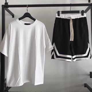 Set thể thao siêu hot ( Áo phông trơn + quần đùi v )