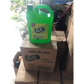 Nước rửa chén gilf chanh chai 3,8kg