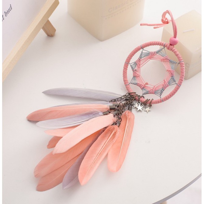 BN26 - Phụ kiện treo trang trí,phụ kiện treo xe, treo túi xách Dream Catcher R049