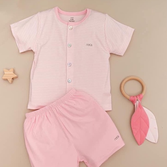 NOUS - Bộ cộc tay cài thẳng NOUS 3m -12m