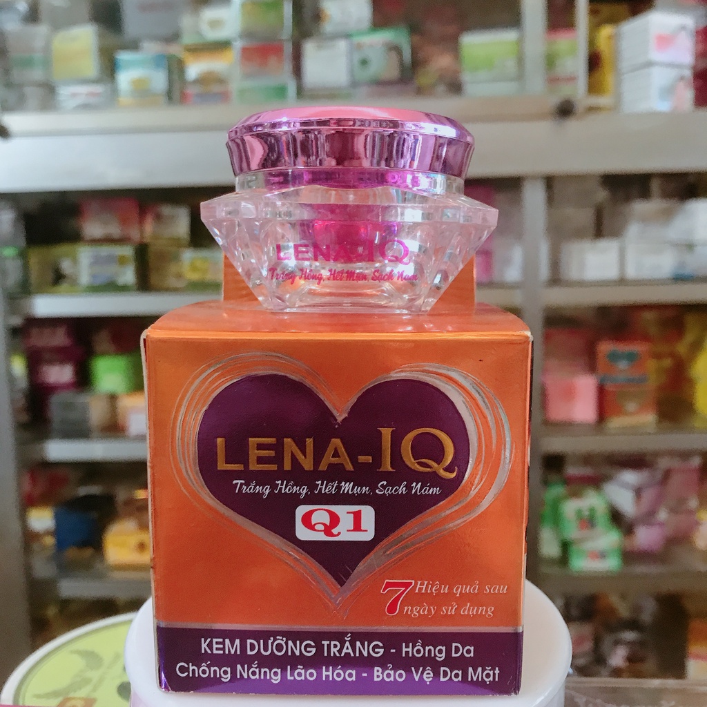 Kem dưỡng trắng hồng da bảo vệ da chống lão hóa da Lena IQ Q1 20g