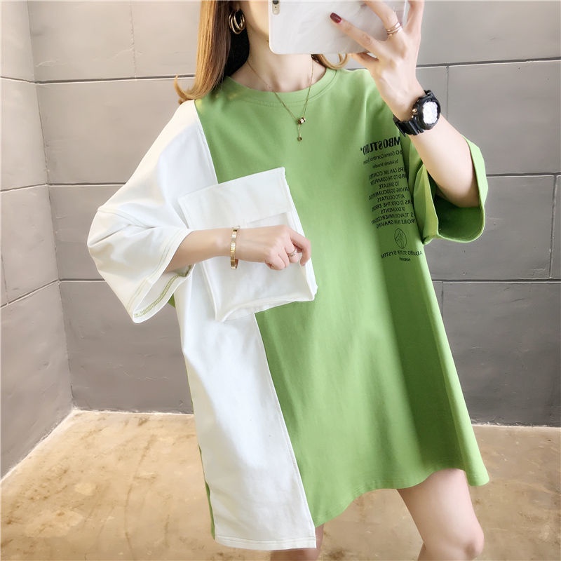 Áo from rộng áo thun cộc tay nữ hàng thiết kế mới chất cotton 100% | BigBuy360 - bigbuy360.vn