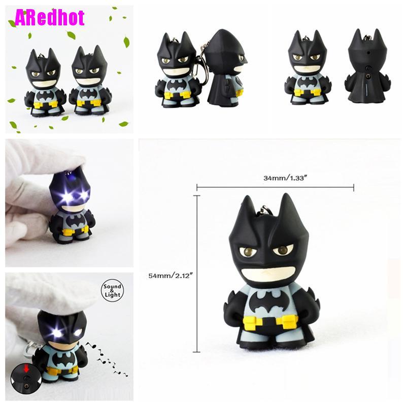 Móc Khóa Hình Batman Có Đèn Led Và Âm Thanh