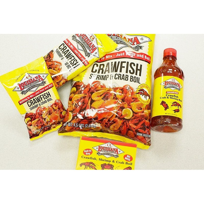 BỘT GIA VỊ LOUISIANA CRAWFISH SHRIMP & CRAB BOIL (454G) - SỐT HẢI SẢN TÔM HÙM ĐẤT - NFF070105