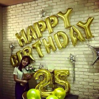 Bộ chữ happy birthday