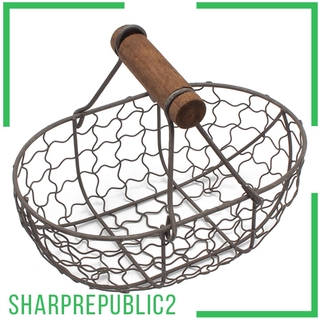 Metal Bread Storage Organizer Basket Fruit Vegetables Serving Basket Black