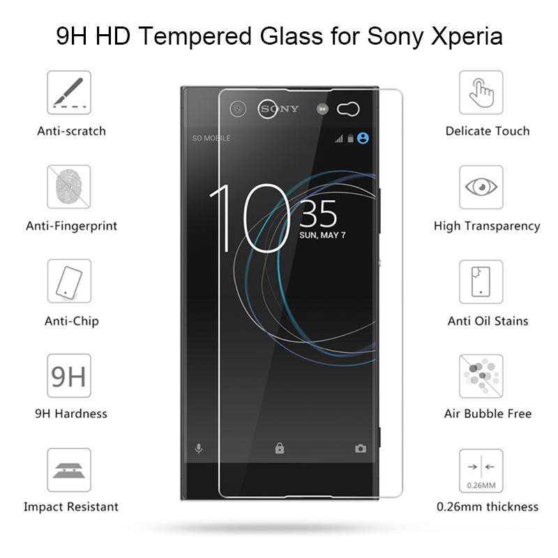 Kính cường lực bảo vệ màn hình cho Sony Xperia XA Ultra X Performance XA1 Plus XA2 C3 C4