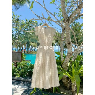 Đầm thiết kế dáng xoè, sát nách ore