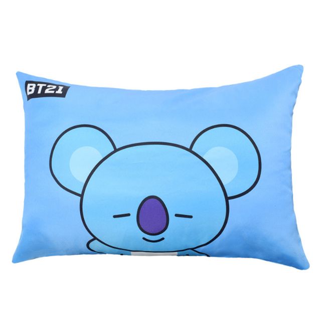 GỐI NẰM BTS BT21 40 X 60 CHẤT LỤA MƯỢT MÁT