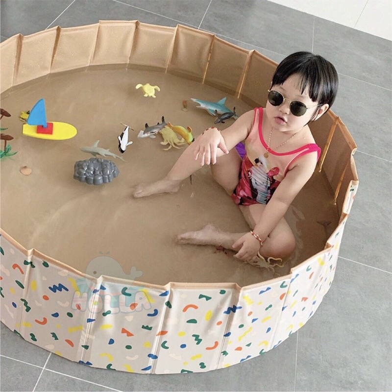 Bể bơi quây bóng gấp gọn Holla phiên bản cao cấp cho bé