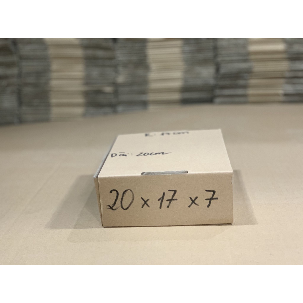 Hộp carton nắp gài HUPUNACARTON combo 20 hộp giấy carton nắp gài đóng hàng SL00