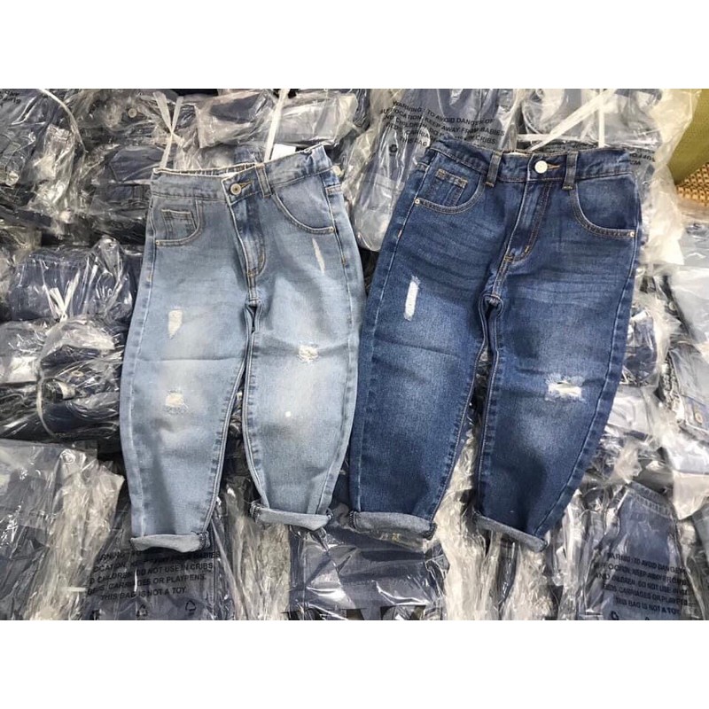 quần bò rách zara size to cho bé trai bé gái