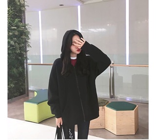 Áo khoác nỉ basic style korea (hình thật và Feedback)