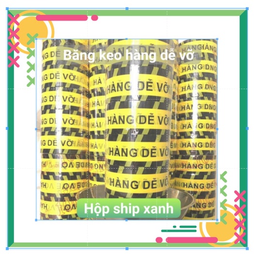 1 Lốc băng keo hàng dễ vỡ😘FREESHIPXTRA gồm 6 cuộn NHÃN BEST EXPRESS