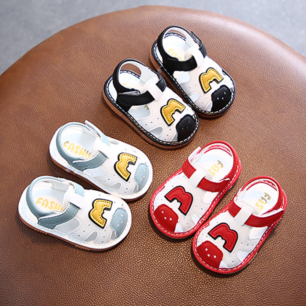 0-2 Years Hot Fashion Cute Cartoon Baby Shoes Sandals Leather Infant Toddler Sandals Shoes