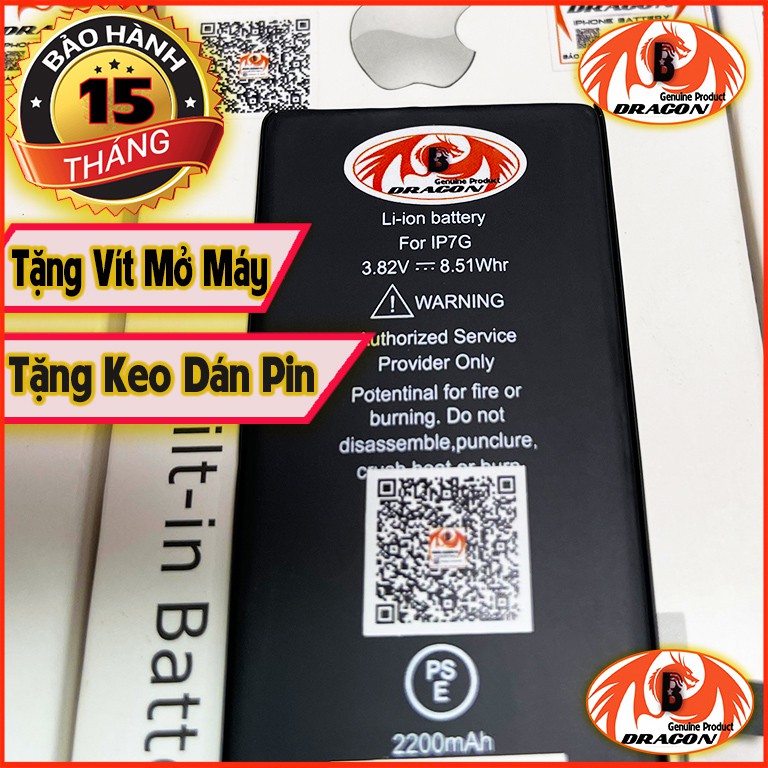 Pin iphone Dung Lượng Cao - B-Dragon Bh 12th - Pin Siêu Trâu cho iphone 5 6 6p 7 7p 8 8p x xmax