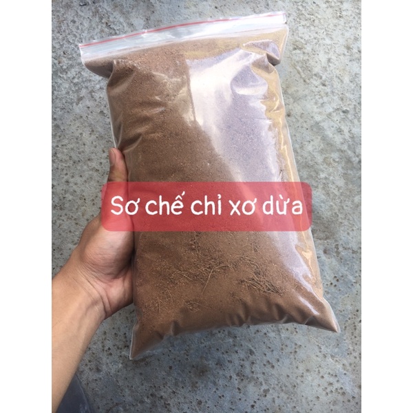 500gram Mụn xơ dừa siêu mịn trồng cây, trồng lan đã lọc tạp chất và sấy khô Bến Tre