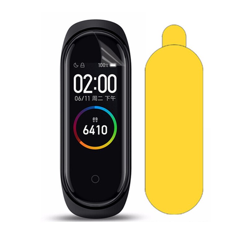 Miếng Dán Hydrogel Bằng TPU Mềm Bảo Vệ Màn Hình Đồng Hồ Thông Minh Xiaomi Mi Band 5 4 3 Miband 6 7