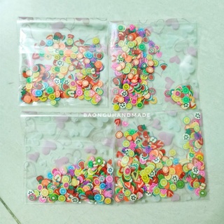 3 gram trái cây đất sét miếng nhỏ (túi nilong)