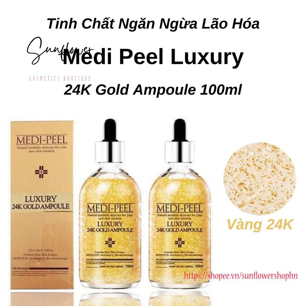 Tinh Chất Ngăn Ngừa Lão Hóa Medi Peel Luxury 24K Gold Ampoule 100ml