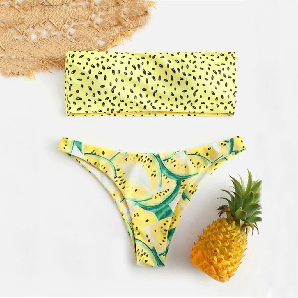 Bộ Bikini 2 mảnh áo ống nâng ngực cho nữ | BigBuy360 - bigbuy360.vn