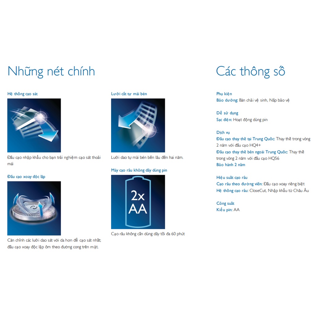 Máy cạo râu Philips PQ206