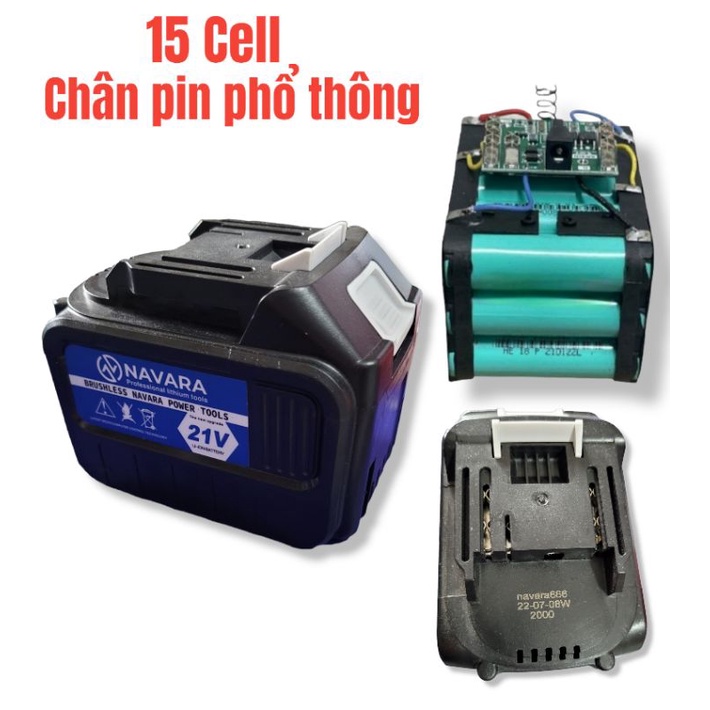 Pin 15 cell 1600mAH , chân MKT phổ thông dùng cho những máy trên thị trường sử dụng chân M21