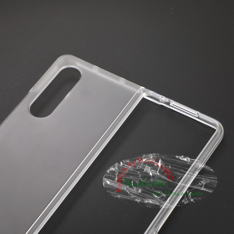 Ốp Điện Thoại PC Cứng Trong Suốt Mặt Nhám Chống Rơi Cho Samsung Galaxy Z Fold 4 3 2 Fold4 Fold3 Fold2