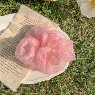 Scrunchies dây cột tóc hoa cúc